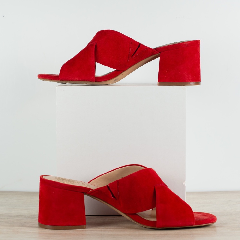 Vince Camuto Stania Suede Sandals - Picture 2 of 16